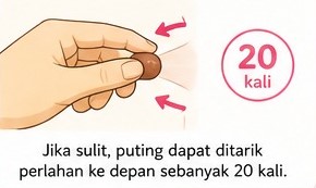 Langkah Memutar Telapak Tangan